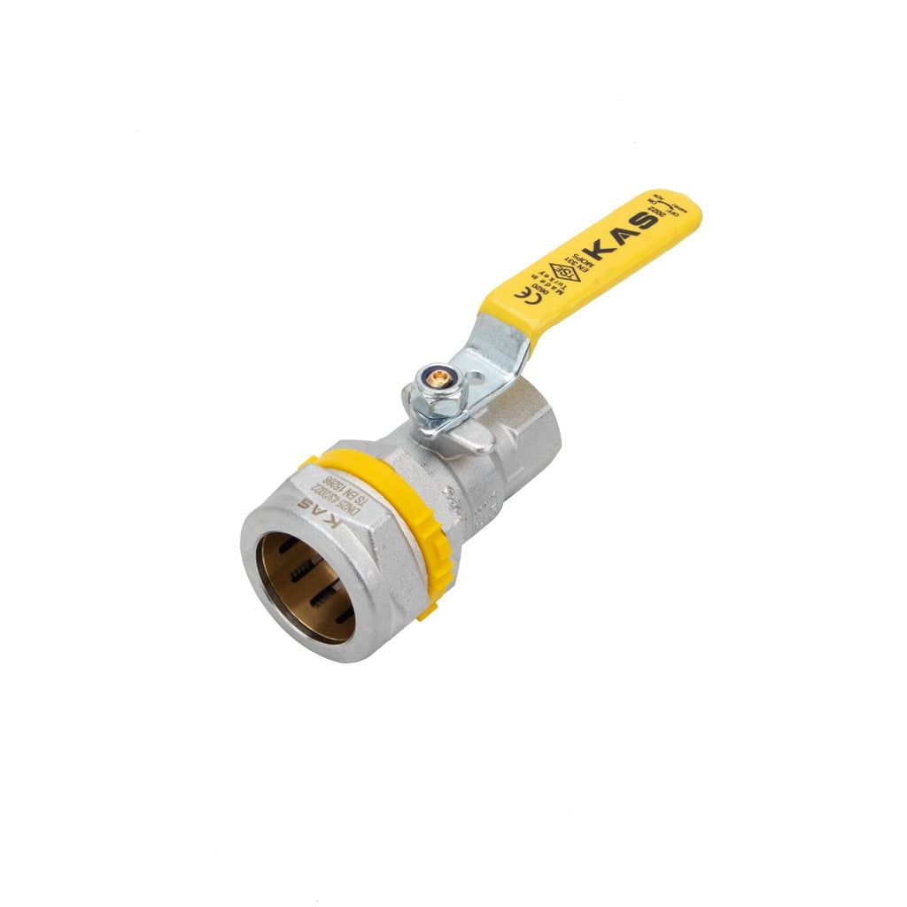 Kas Dn-25 - 3/4 İnç Rakorlu Doğalgaz Vanası