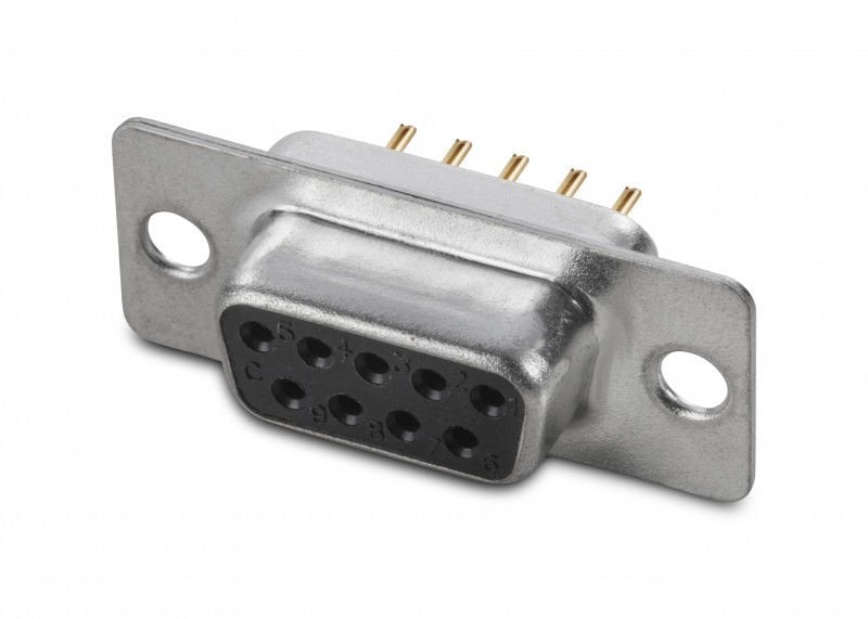 Assmann D-Sub, 09-Uç, Düz Pcb İçin