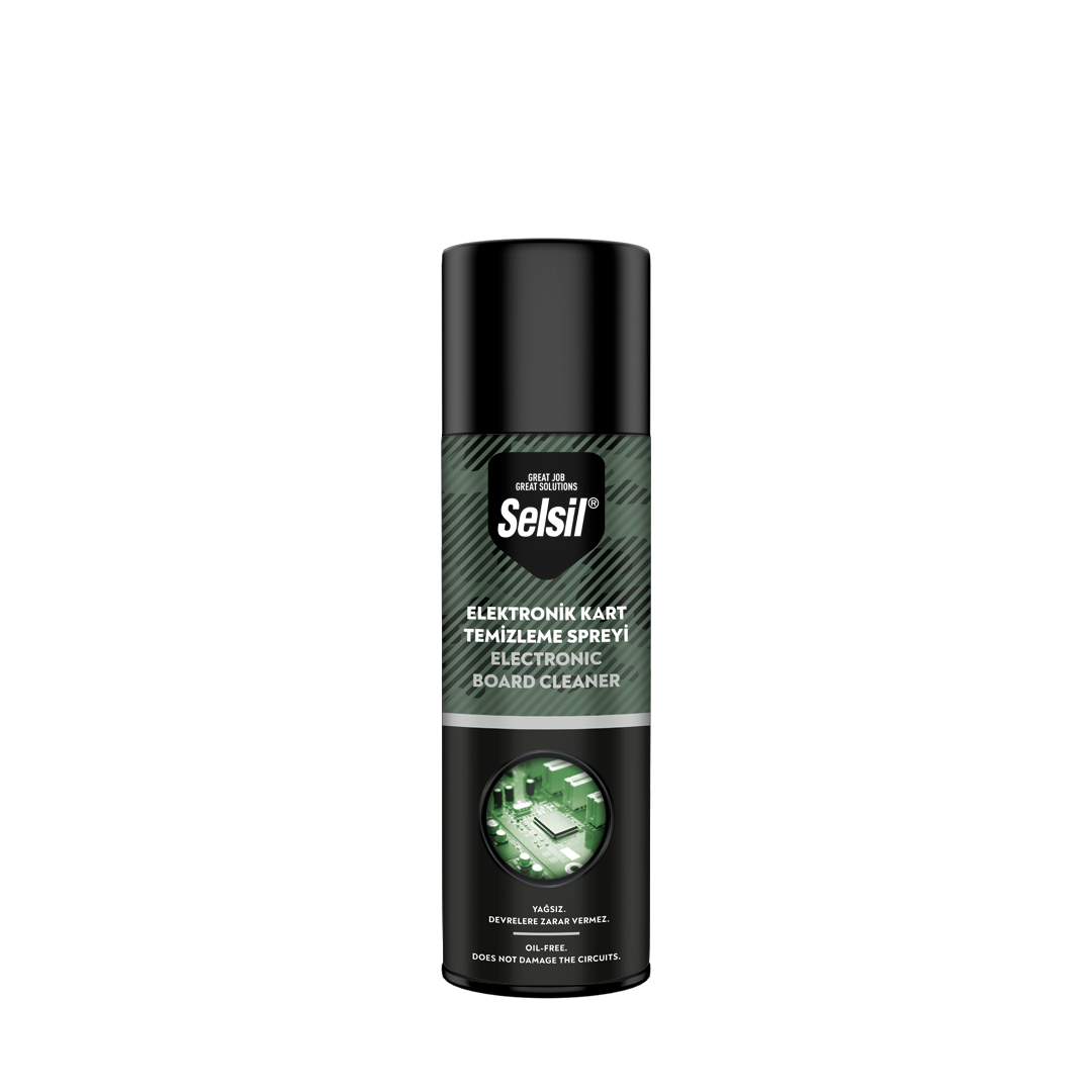 Selsil Elektronik Devre Kart Temizleyici Yağsız Sprey 500 ml