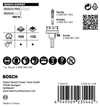 Bosch Delik Açma Testeresi Expert PC-Plus sMC 19 mm - 2608900451