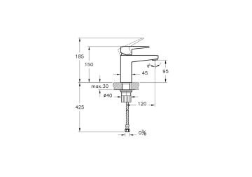 Artema Root Square Lavabo Bataryası