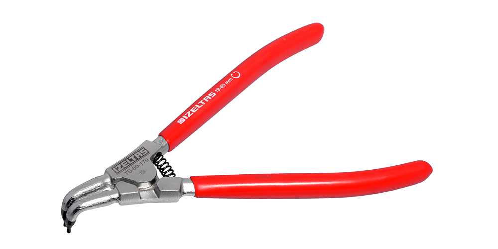 İzeltaş Dış Segman Pense Yaylı Eğri 125 mm