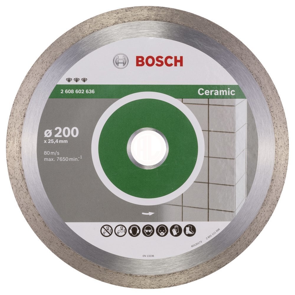 Bosch Elmas Kesme Diski Best For Ceramic 200x25,40 mm - 2608602636