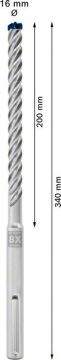 Bosch Kırıcı Delici Uç SDS-Max-8X Expert 16x340 mm (5 Adet) - 2608900261