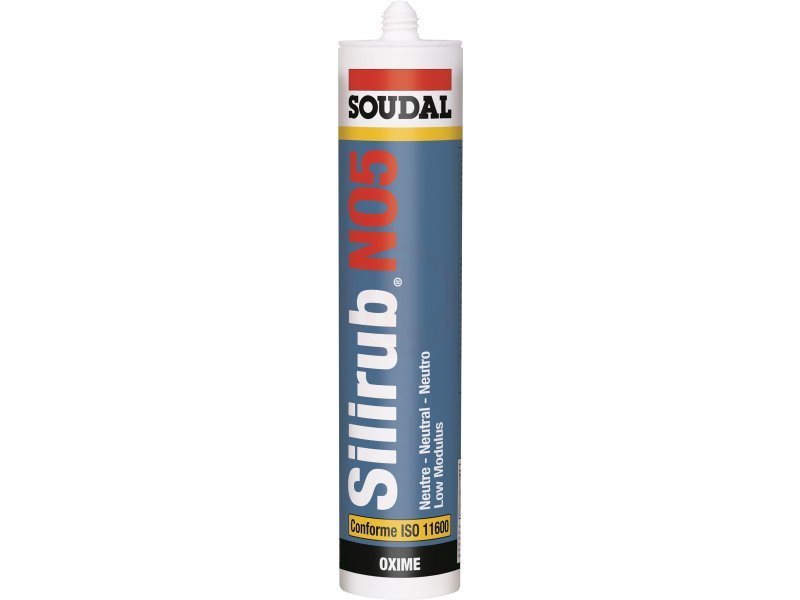 Soudal SİLİRUB NO5-HE 300 ML KARTUŞ BEYAZ - 130825