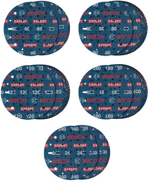 Bosch Aksesuar EXPERT O780 Foil Zımpara 150mm Set 55 li