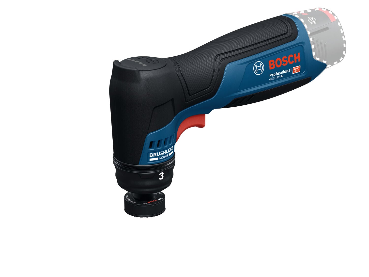 Bosch Gss 12V-32 Akülü Titreşimli Zımpara Makinesi (Solo Model)