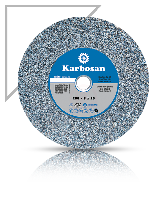 Karbosan NK Taşlama Taşı T1 Düz 250x25x25 mm 36 Kum - KAR920190
