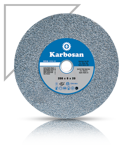 Karbosan NK Taşlama Taşı T1 Düz 250x25x25 mm 36 Kum - KAR920190