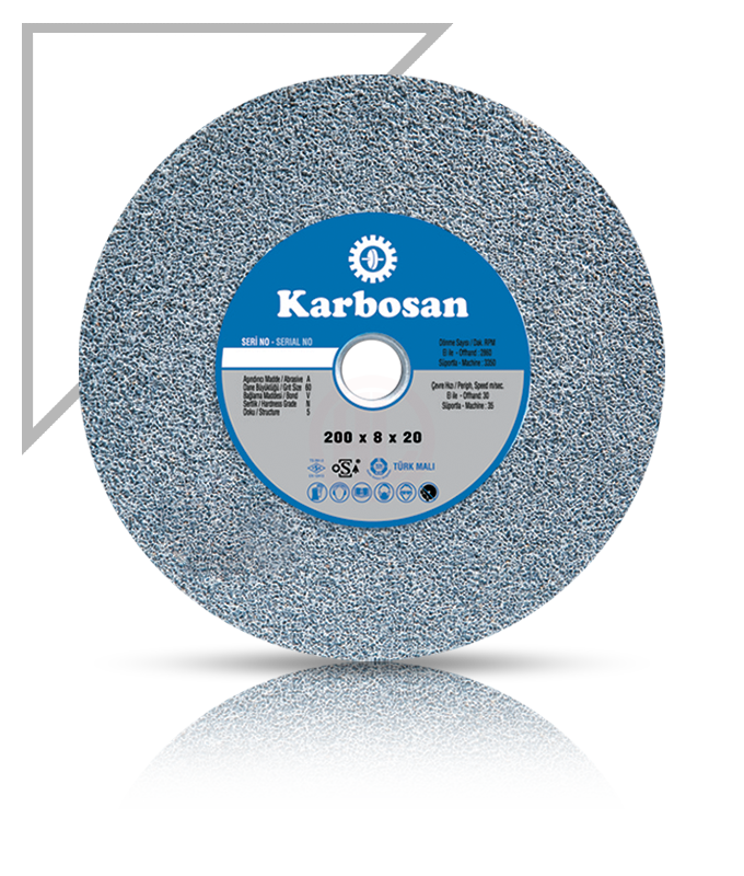 Karbosan NK Taşlama Taşı T1 Düz 250x40x25 mm 46 Kum - KAR920290