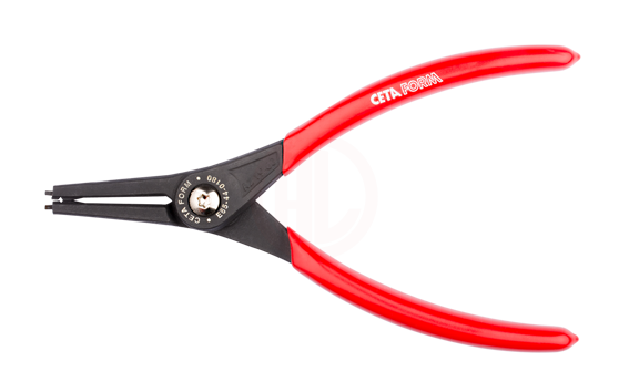 Ceta Form Dış Segman Pensesi /Düz Uç-Yaylı 225 Mm (40-100 Mm)