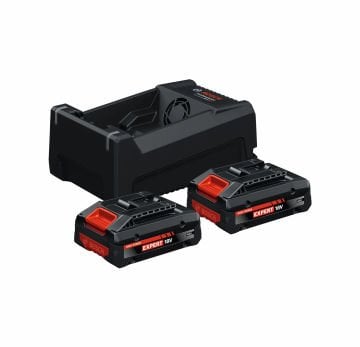 Bosch Uzman Başlangıç Seti 2X Exba18V-40 + Gal 12V/18V-80