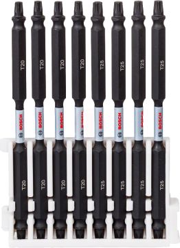 Bosch Vidalama Ucu Çift Taraflı Impact Control T20-T25x110 mm (8 Parça) - 2608522349