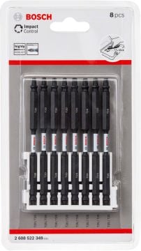 Bosch Vidalama Ucu Çift Taraflı Impact Control T20-T25x110 mm (8 Parça) - 2608522349