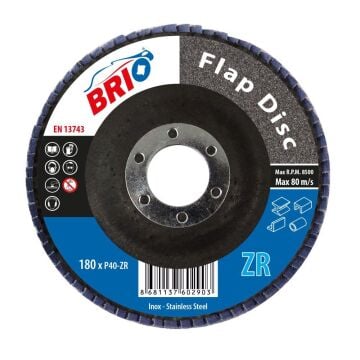 Brio Flap Disk 180Xp40 Zr