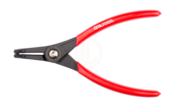 Ceta Form Dış Segman Pensesi /Eğri Uç-Yaylı 140 Mm (10-25 Mm)