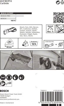 Bosch Starlock Aksesuarı / Expert Starlock Testere Ucu GA AVZ90 RT4 (1 Adet) - 2608900047