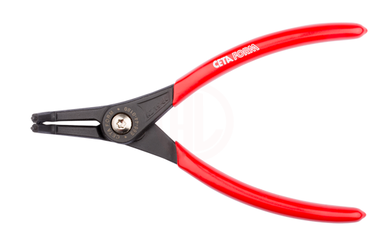Ceta Form Dış Segman Pensesi /Eğri Uç-Yaylı 180 Mm(19-60 Mm)