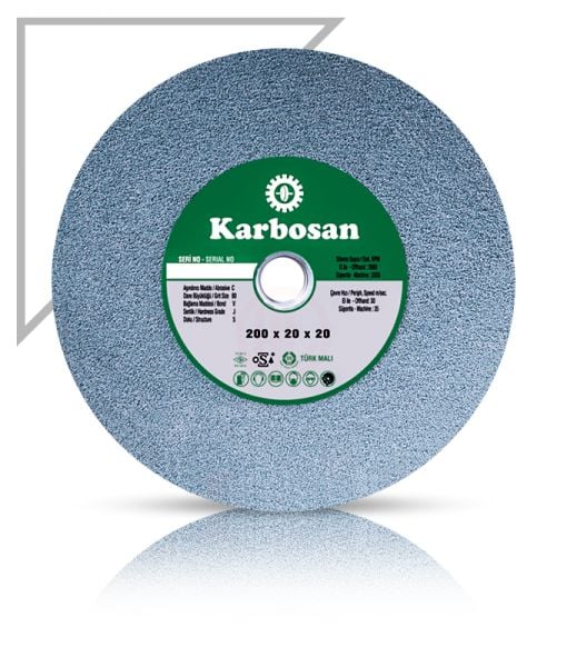 Karbosan SCG Taşlama Taşı T1 Düz 200x25x20 mm SCG 80 J 5 V - KAR920520