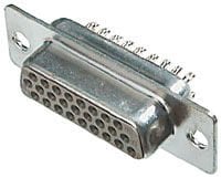 Assmann High-Density D-Sub Konnektör, 26 Pin, Dişi, Solder Cups