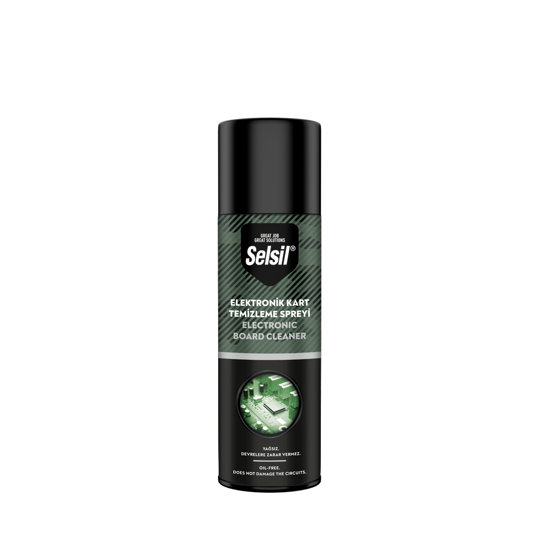 Selsil Elektronik Devre Kart Temizleyici Yağsız Sprey 200 ml