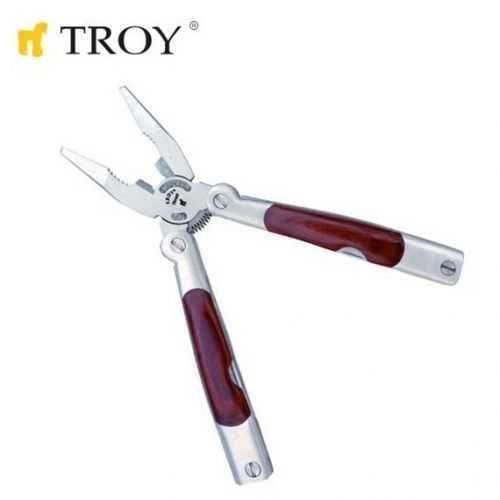 Troy 21091 Çok Amaçlı Cep Pensesi (10 Fonksiyonlu)