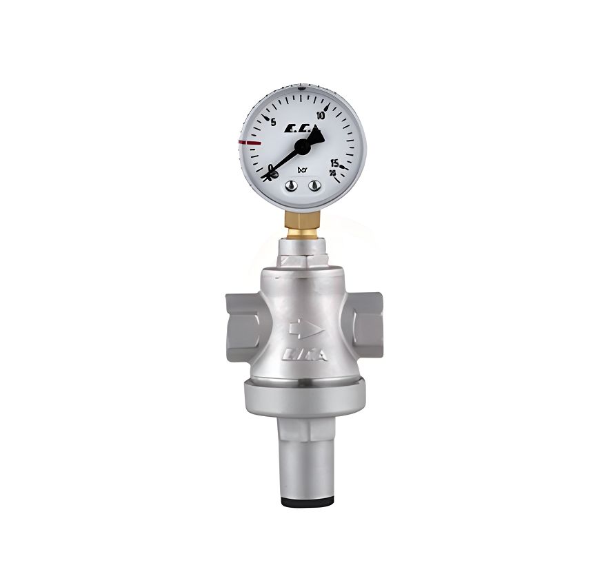 Eca 1/2 Manometreli Basınç Düşürücü Valf Pistonlu - 602111005