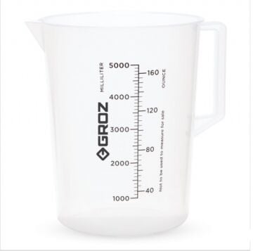 Groz Dereceli Sürahi Ölçü Kabı 5lt JUG/5000G