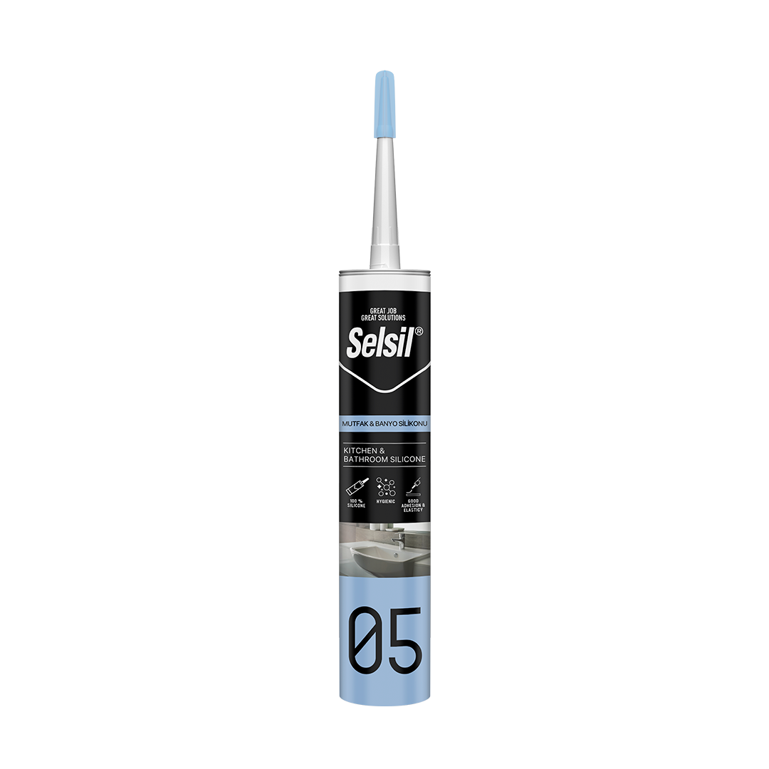 Selsil Mutfak & Banyo Silikonu Silikonu 280 ml Beyaz