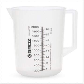 Groz 2 LT DERECELİ SÜRAHİ ÖLÇÜ KABI JUG/2000G