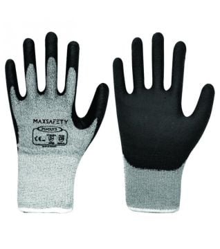 Maxsafety Kesilmez İş Eldiveni Poliüretan Pu-Cut3 No 10