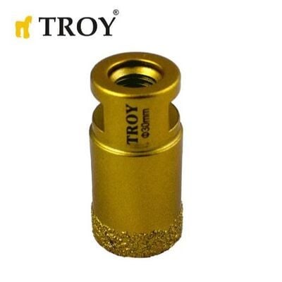 TROY 27450-35 Avuç Taşlamalar için Seramik Kuru Elmas Delici, 35mm