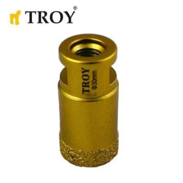 TROY 27450-35 Avuç Taşlamalar için Seramik Kuru Elmas Delici, 35mm