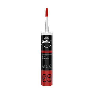 Selsil X Isı Silikon 280 ml Kırmızı (150°)