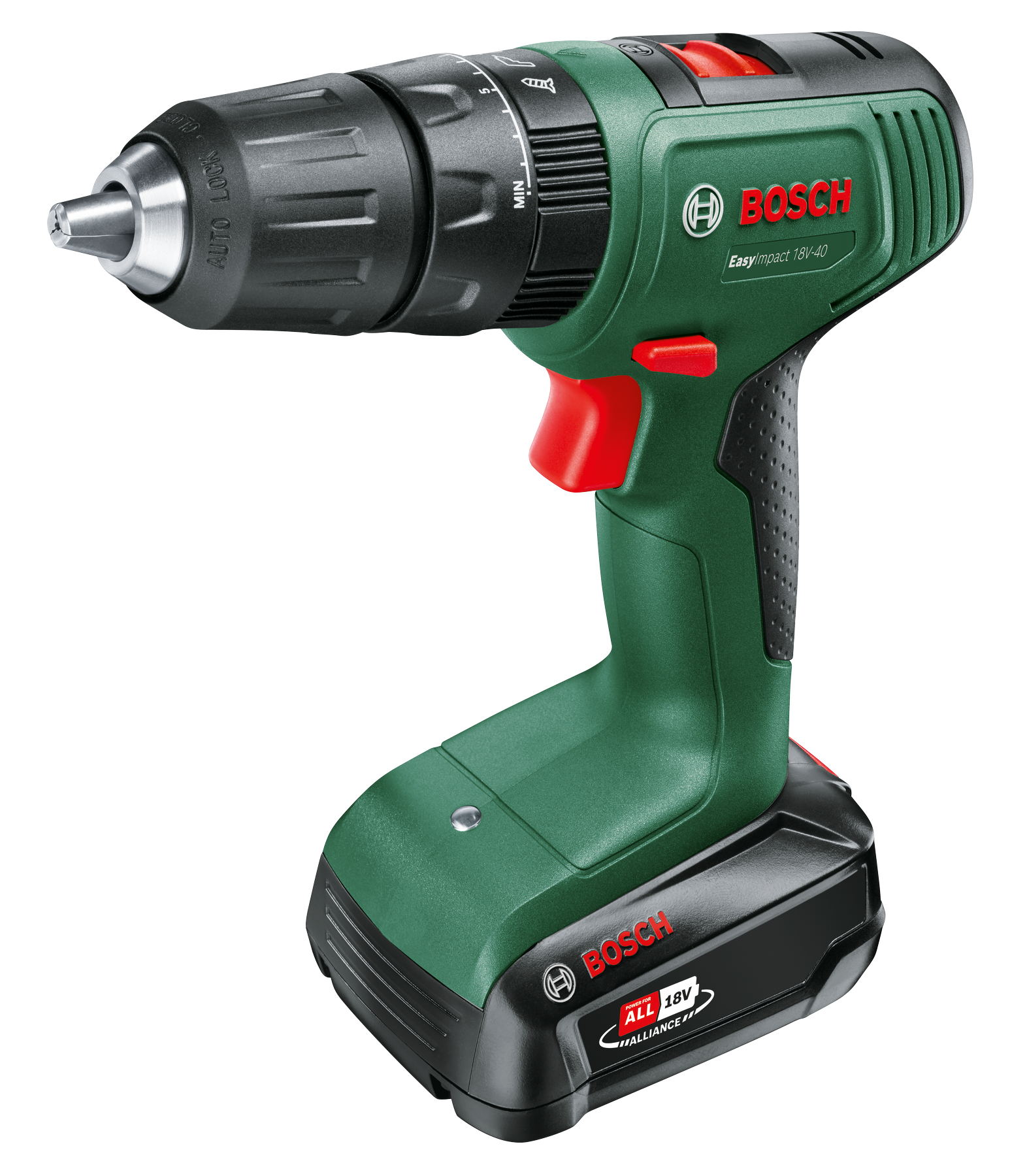 Bosch Darbeli Vidalama Matkabı EasyImpact 18V-40 + SBox (2x1.5Ah) + 241Aks