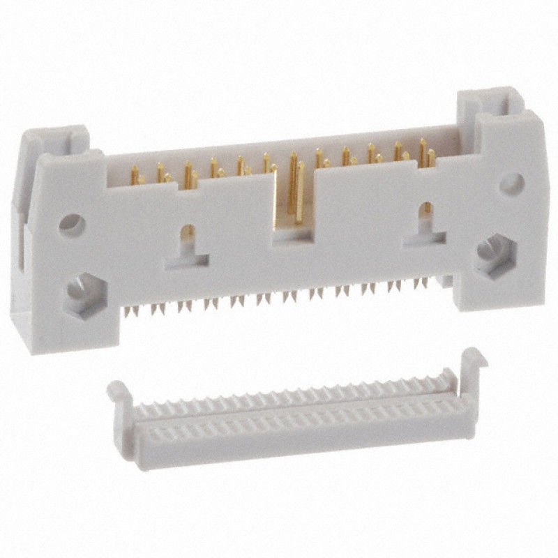 Assmann Pcb Konnektör, 20 Pin Erkek, Altın Kaplama, Uzun Kilitli