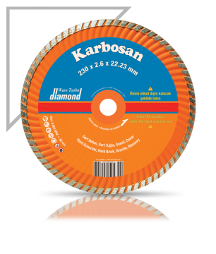 Karbosan Turbo Kanallı Elmas Kesici Normal 180x2,4x22,23 mm - KAR950420