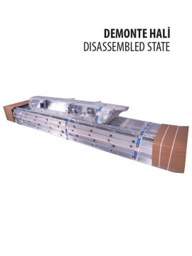 Saraylı Alüminyum İskele Merdiven Tekli 1x4,0 Mt 409 Cm