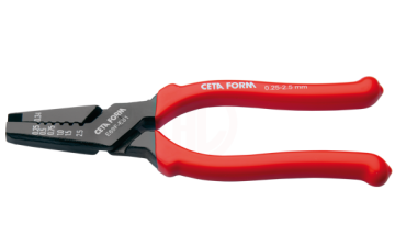 Ceta Form Kablo Yüksüğü Sıkma Pensesi (Dövme) 160 Mm (Ø 0.25 2.5 Mm)