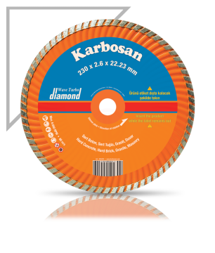 Karbosan Turbo Kanallı Elmas Kesici Flanşlı 180x2,4x22,23 mm - KAR950440