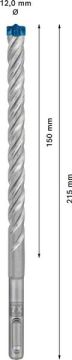 Bosch Kırıcı Delici Uç SDS-Plus-7X Expert 12x215 mm (30 Adet) - 2608900189