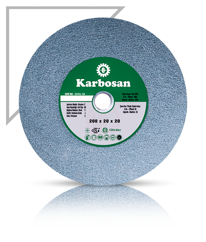 Karbosan SCG Taşlama Taşı T1 Düz 150x25x20 mm SCG 80 J 5 V - KAR920480