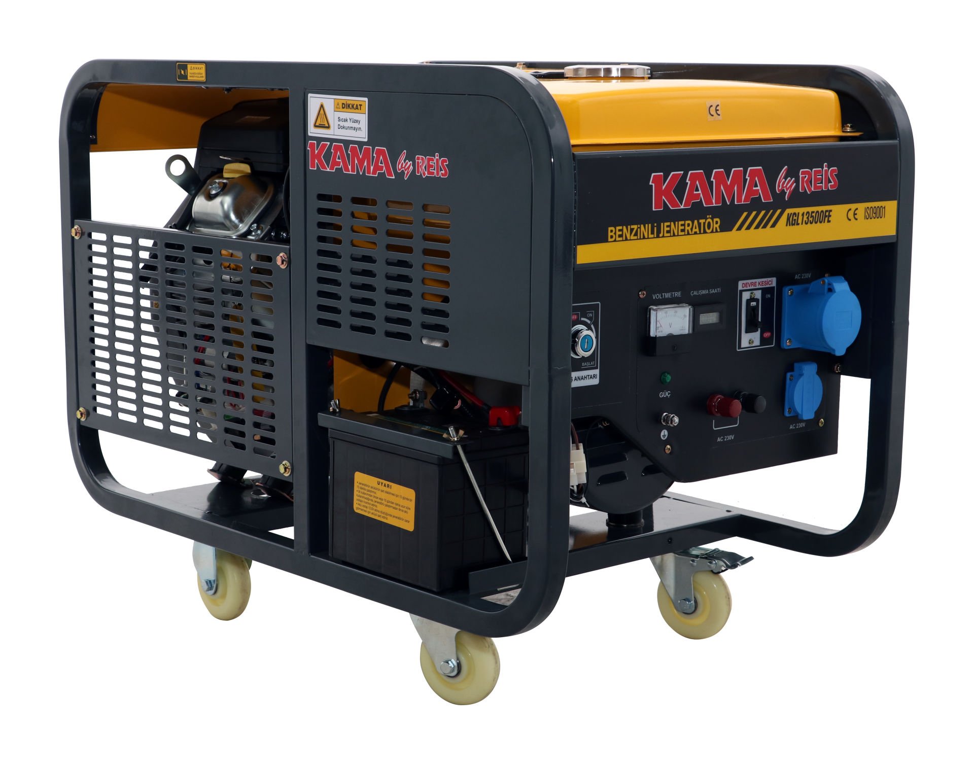 Kama By Reis Kgl13500Fe  Benz. Jeneratör 13,75 Kva - KBRKGL13500FE