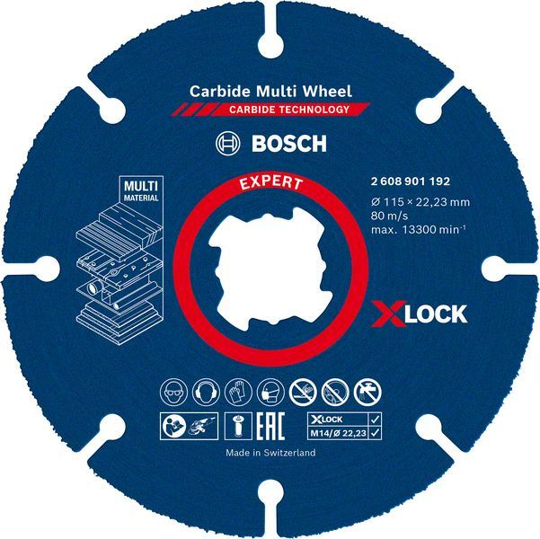 Bosch X-Lock Kesme Diski CMW Expert 115 mm - 2608901192