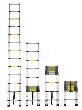 Saraylı Teleskopik Merdiven 13 Basamak 380 Cm