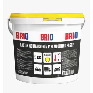 Brio Lastik Montaj Kremi Sarı 5 Kg