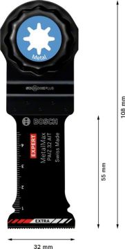Bosch Starlock Aksesuarı / Expert StarlockPlus Testere MeMax PAIZ32AT (10 Adet) - 2608900020