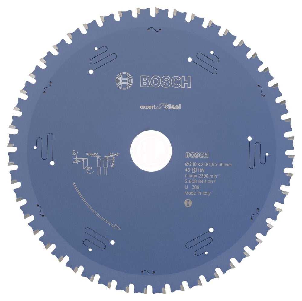 Bosch Daire Testere Bıçağı Expert For Steel 210x30 mm 48 Diş - 2608643057
