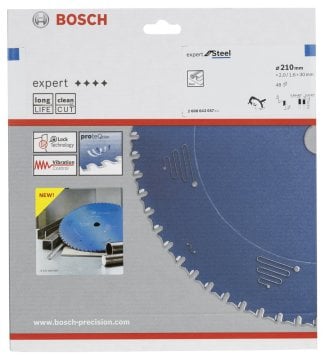 Bosch Daire Testere Bıçağı Expert For Steel 210x30 mm 48 Diş - 2608643057