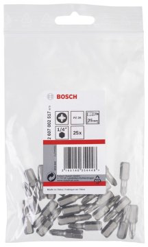 Bosch Vidalama Ucu Extra Hard PZ2Rx25 mm (25 Adet) - 2607002517